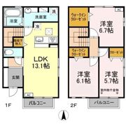エヴァーグリーン光林の間取り画像