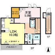 RESIDENCE蔵持の間取り画像