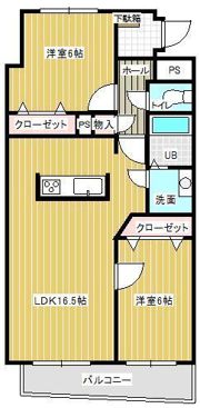 グランドヒルズの間取り画像