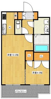 【大町東】カサグランデⅠの間取り画像
