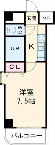 SKハイツ黒川の間取り画像