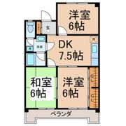 ハイツサイキの間取り画像