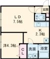Shine Noble 島松(シャイン ノーブル)の間取り画像