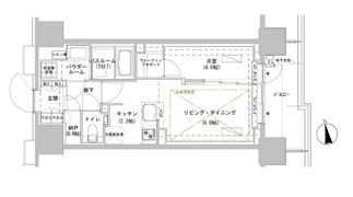パークスフィア牛込神楽坂の間取り画像