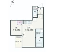 Jack unokiⅡの間取り画像