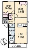 エザンス大町の間取り画像