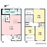 フェリシエ花園の間取り画像