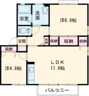 ファースト・ディアス T棟の間取り画像
