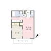 クレサス稚児宮.mの間取り画像