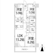 キャッスルコート東辻井の間取り画像