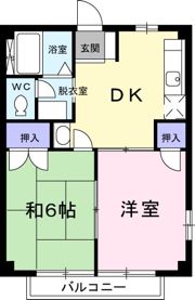 ヴェルドミール 渉の間取り画像