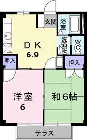 ニューシティー大坪の間取り画像