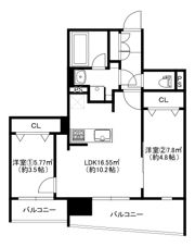 MODERN PALAZZO South薬院の間取り画像