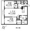 ラディーチェCの間取り画像