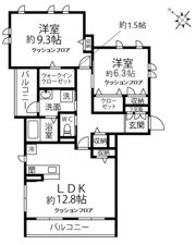 ラディーチェAの間取り画像