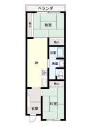 マンション青葉の間取り画像
