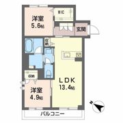フルールブランの間取り画像