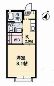 エクセルハイツ B棟の間取り画像