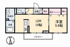 ミラ・グレース上天神の間取り画像