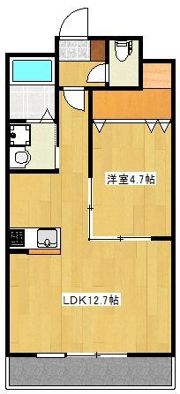 Spring長嶺南の間取り画像