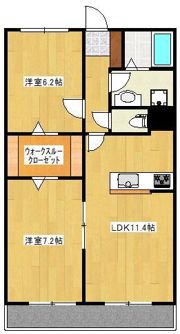 クロノス31田井島の間取り画像