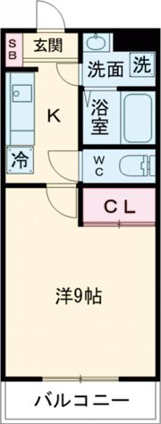 パークパレス筑後IIの間取り画像