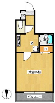 サンパティック参番館の間取り画像