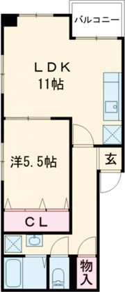 グランヴェール南車崎の間取り画像