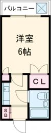 コーポ明日香の間取り画像