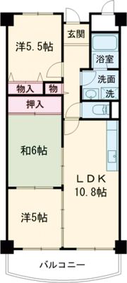 シェモア鶴見緑地の間取り画像