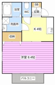 メゾンドパルの間取り画像