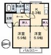 ファミールササキの間取り画像