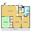 七福マンション 城見町の間取り画像