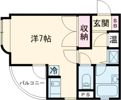 αNEXT久留米第1の間取り画像