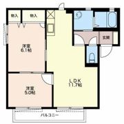 サニーユアーズfk Aの間取り画像
