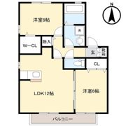 M・G ダナウェイ 2号棟の間取り画像