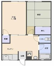シティハイム岸和の間取り画像