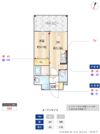 Live Casa県庁前の間取り画像