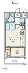 クレストコート北千住レジデンスの間取り画像
