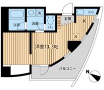 ウィルテラス新代田の間取り画像