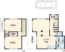 瑞穂町箱根ヶ崎戸建ての間取り画像