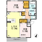 ファミール タカゼン E棟の間取り画像