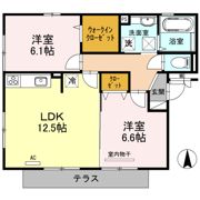 東山ヒルズⅠの間取り画像