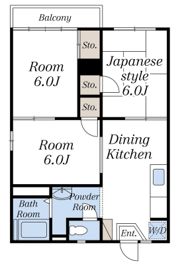 コンフォート飯山満の間取り画像