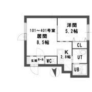 グランメール麻生南公園の間取り画像