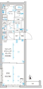 CREATIF西池袋の間取り画像