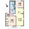 江南ベルシAの間取り画像