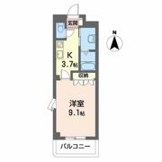 アセント西原の間取り画像