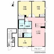 リバティ三川の間取り画像