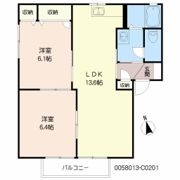 オーロラ・北野 C棟の間取り画像